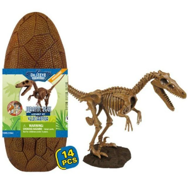 Dr Steve Hunters Jurassic Eggs Velociraptor Assembly Set 91059