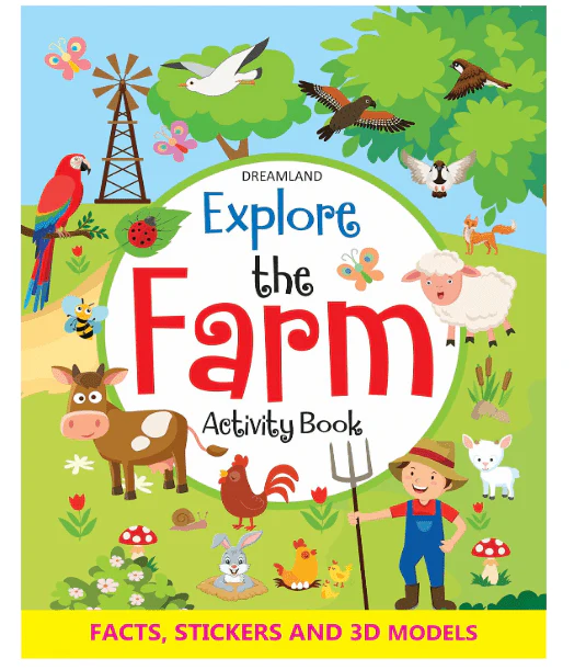Dreamland Explore the Farm Activity Book with Sticker 81934