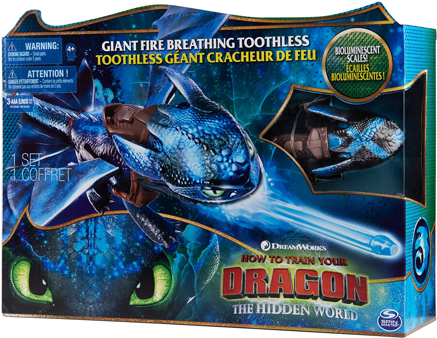 Dreamworks Dragons Dragon Fire Breathing Toothless - Image 3
