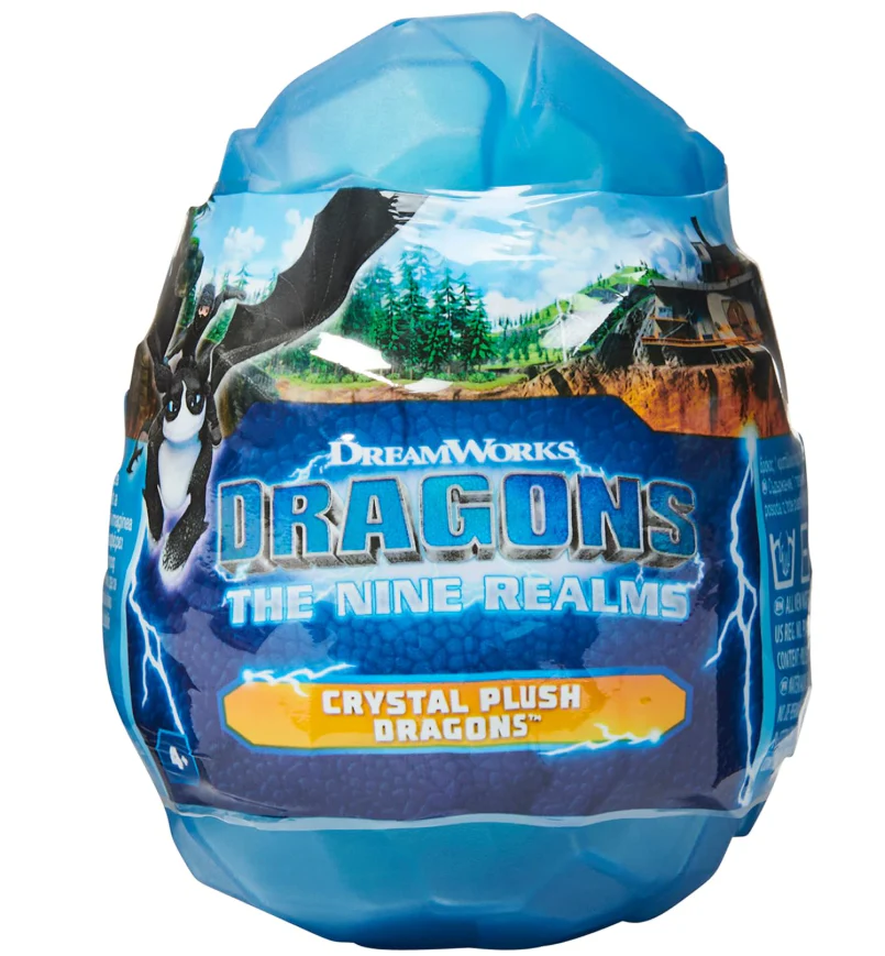 DreamWorks Dragons The Nine Realms - Crystal Plush Dragons 6064914