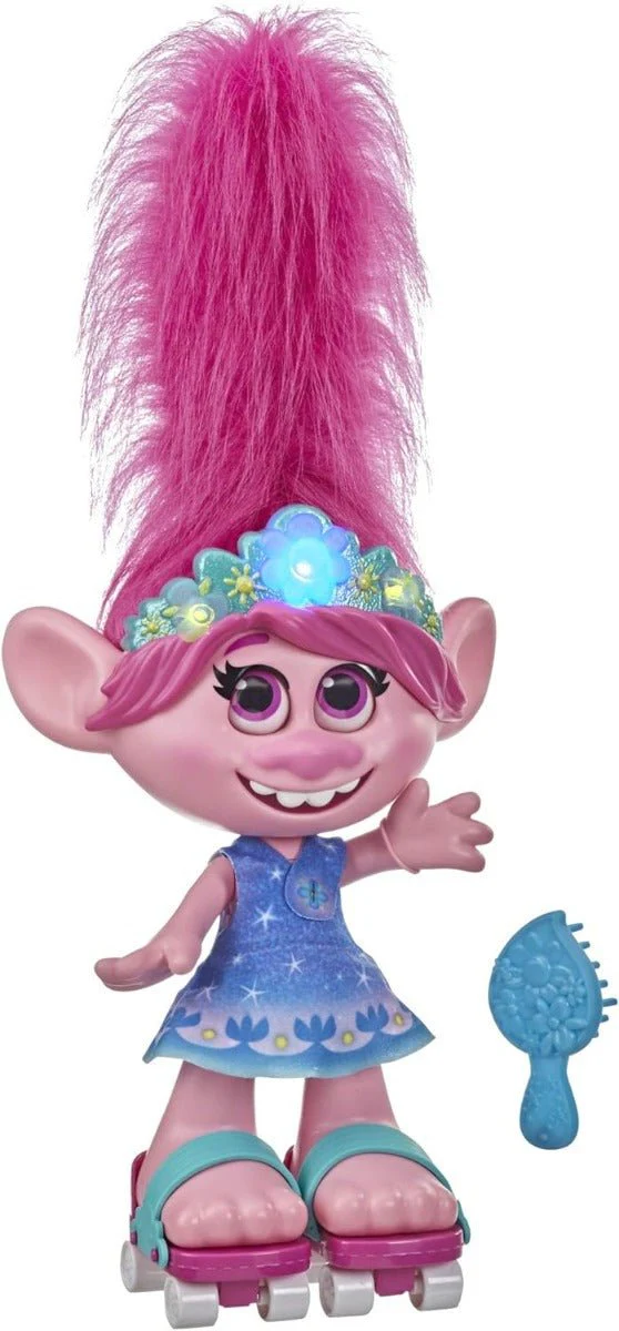 DreamWorks Trolls World Tour Dancing Hair Poppy Doll E9459 - Image 2