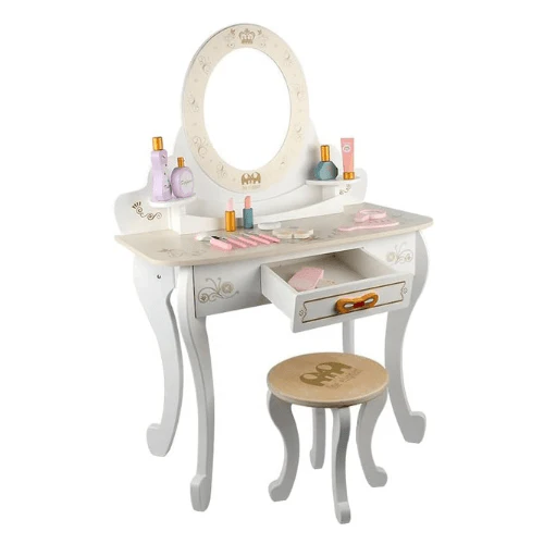 Dresser Set White Wooden MSN21013