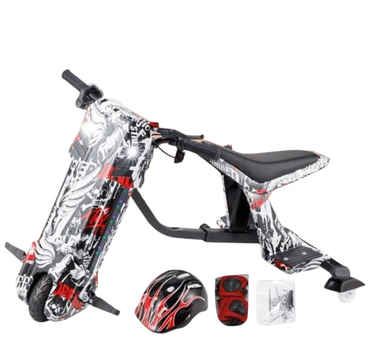 Drift Scooter With Seat 36V White PR003-07