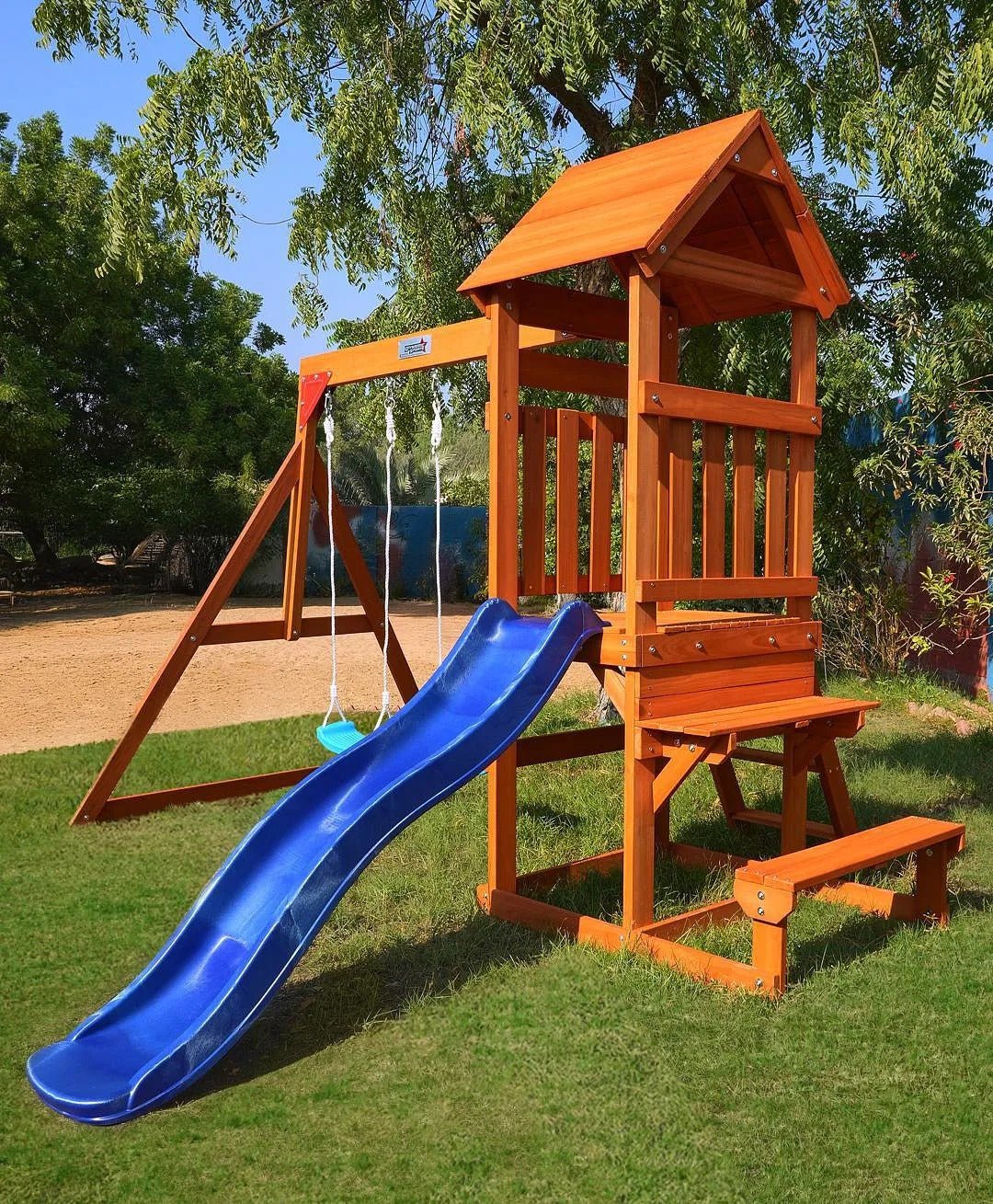 DYNAMIC SPORTS ARABIAN HYRAX WOODEN SWING SET - Image 5