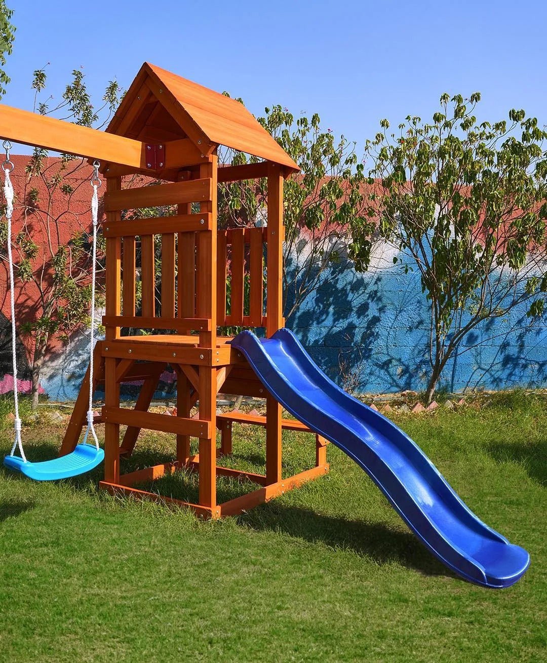 DYNAMIC SPORTS ARABIAN HYRAX WOODEN SWING SET - Image 6
