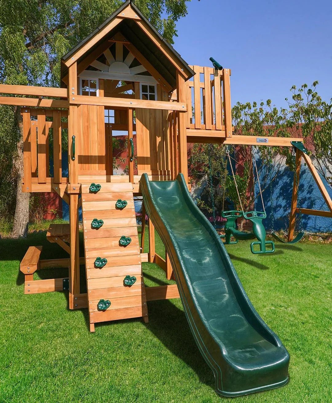 DYNAMIC SPORTS ARABIAN LEOPARD WOODEN SWING SET - Image 11