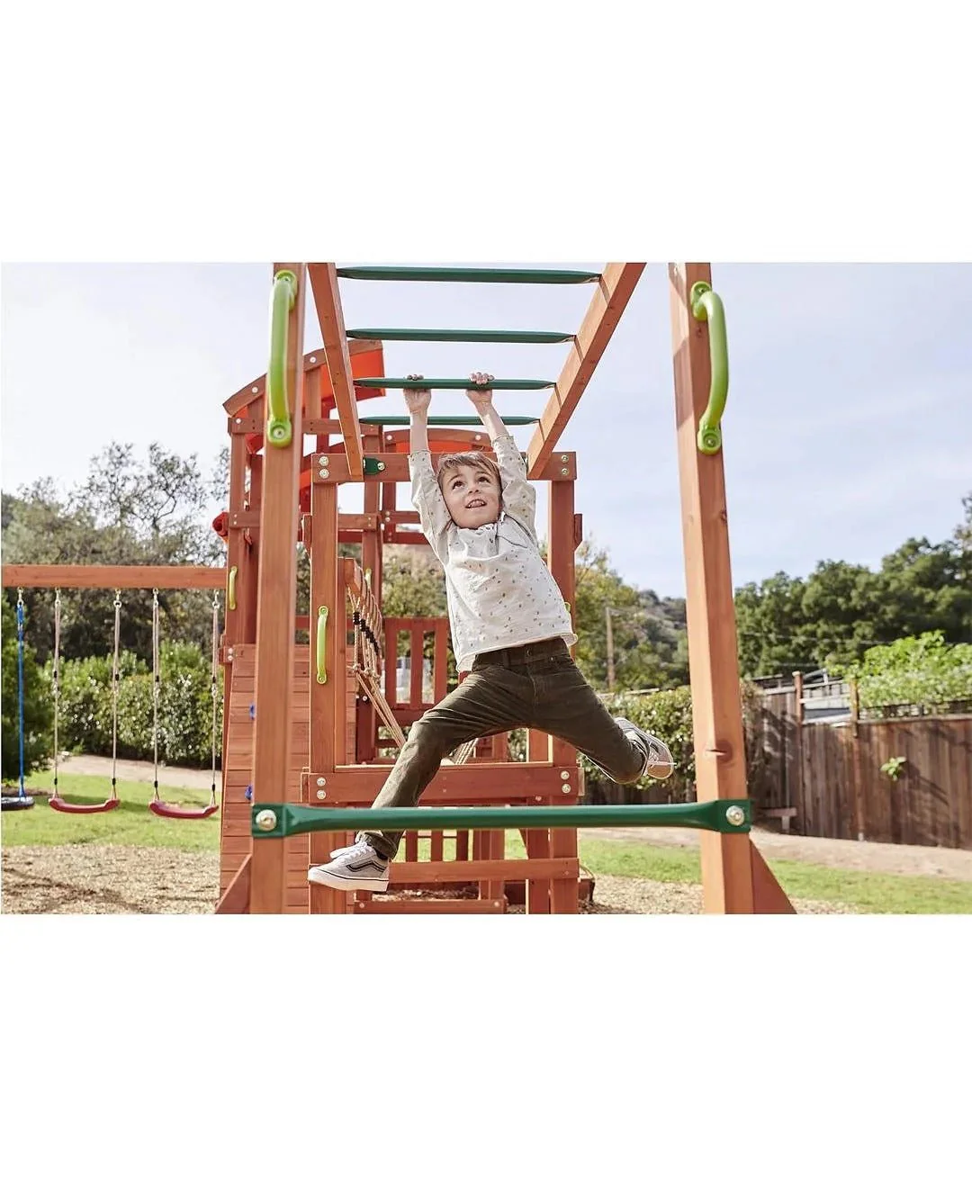 DYNAMIC SPORTS ARABIAN ORYX EXTREME WOODEN  SWING SET - Image 10