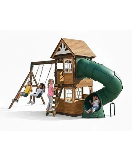 Dynamic Sports Arabian Viper Wooden Swing Set DS-173T - Image 2