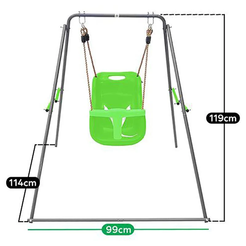 Dynamic Sports Baby panda Metal Swing Set LK27