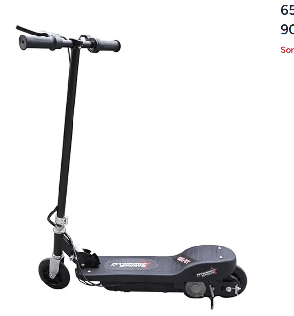 Dynamic Sports Electric Scooter - Black 650ET - Image 3