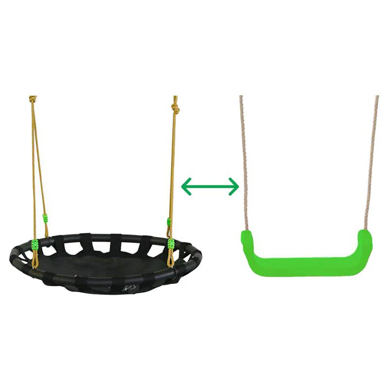 Dynamic Sports Fennic Fox Nest Metal Swing Set LK29 - Image 4