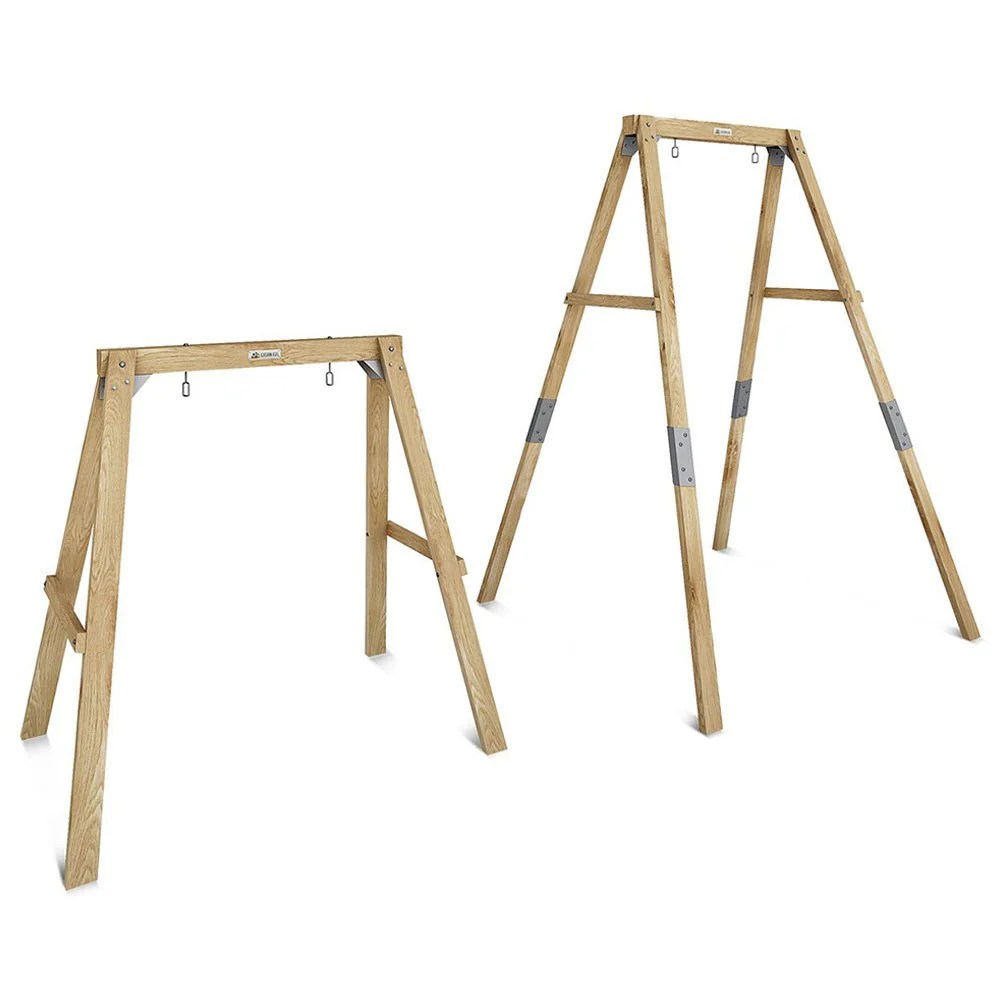 Dynamic Sports Growing Giraffe Wooden Swing Set - Image 2