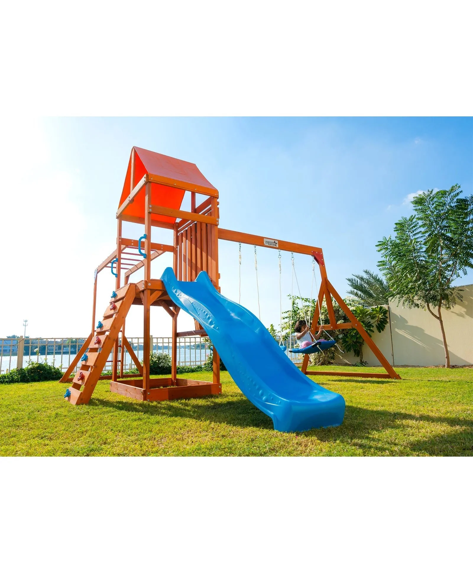 Dynamic Sports Olympia Wooden Swingset WP-745 - Image 5