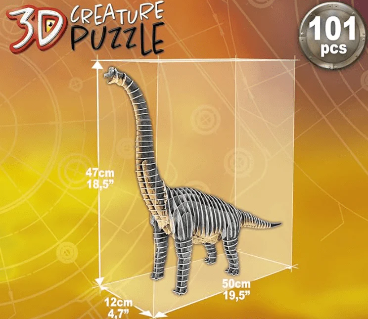 Educa Brachiosaurus 3D Creature Puzzle 19383 - Image 2
