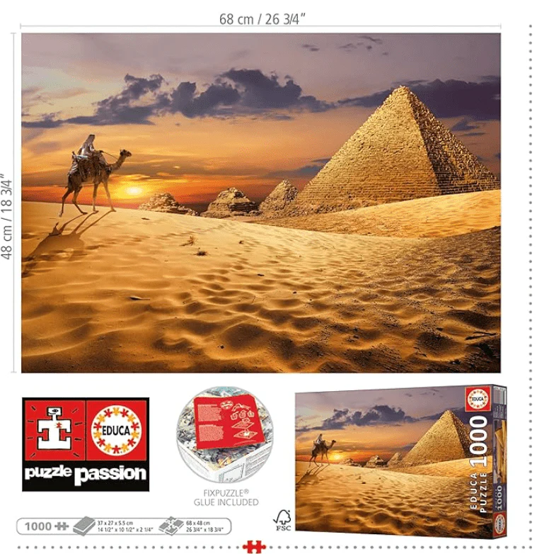 Educa Camel In The Desert Puzzle 1000pcs 19643 - Image 2