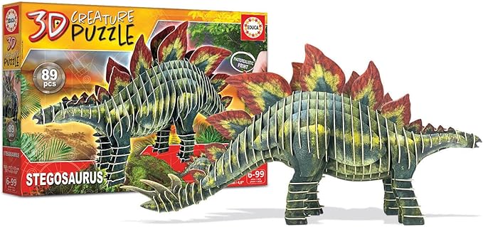 Educa Stegosaurus 3D Creature Puzzle 19184 - Image 2