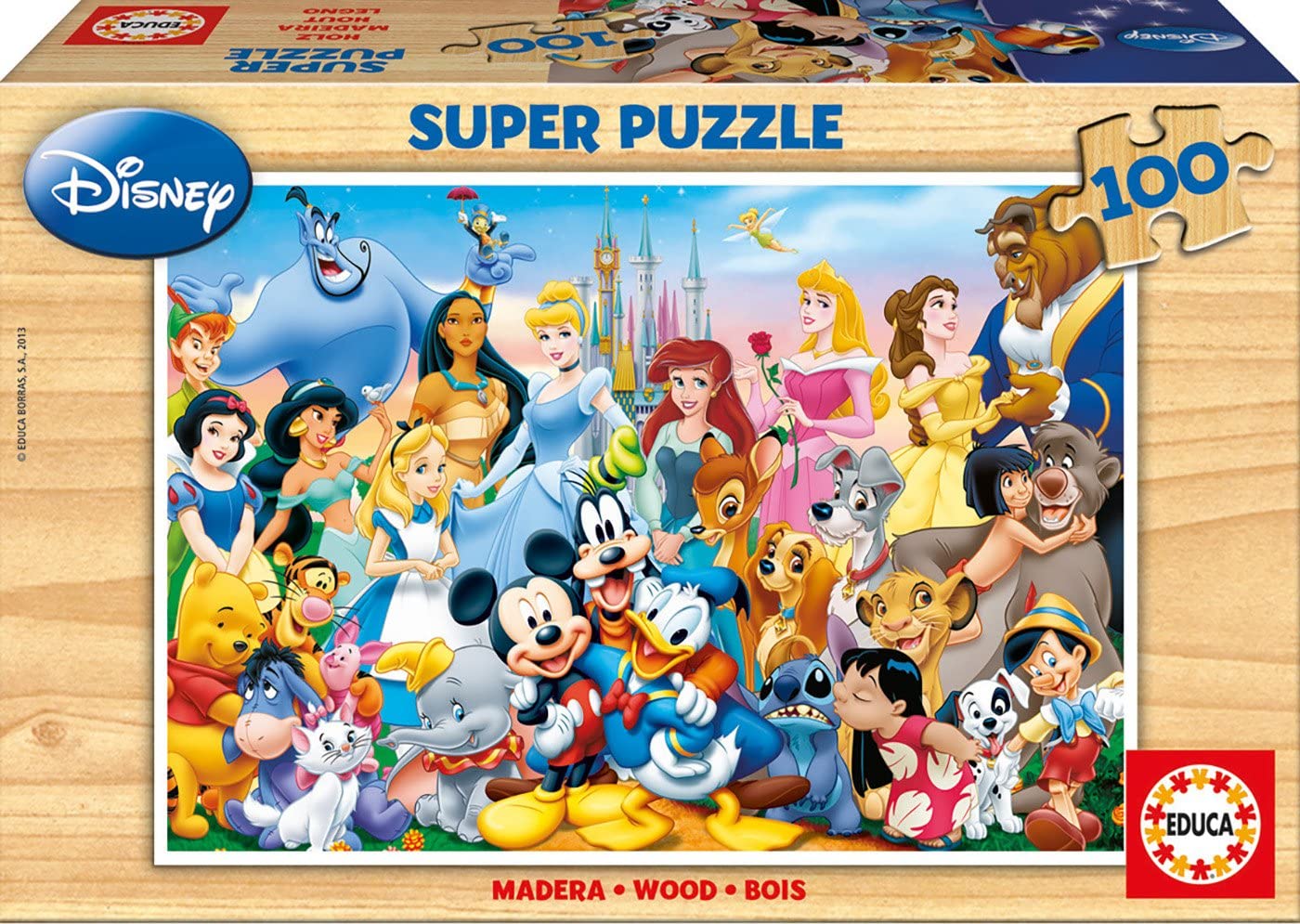 Educa The Wonderful World of Disney 100pcs 12002