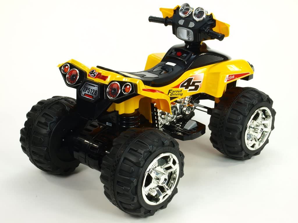 Electric Auto Quad Bikes for Kids Yellow 5128A - Image 4