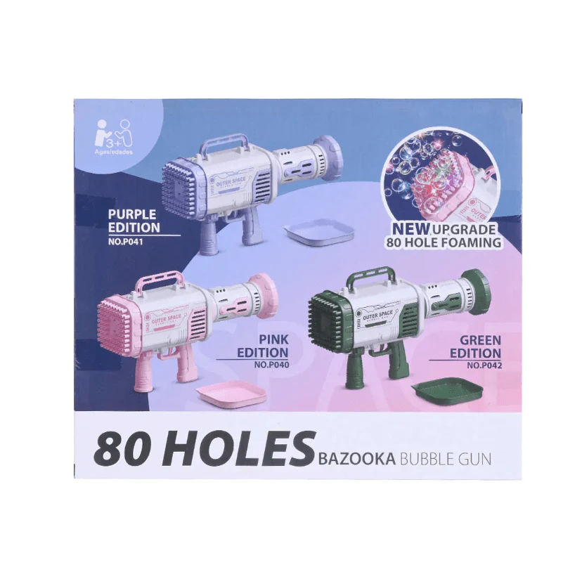 Bazooka Bubble Gun 80 holes P041/P042 - Image 2