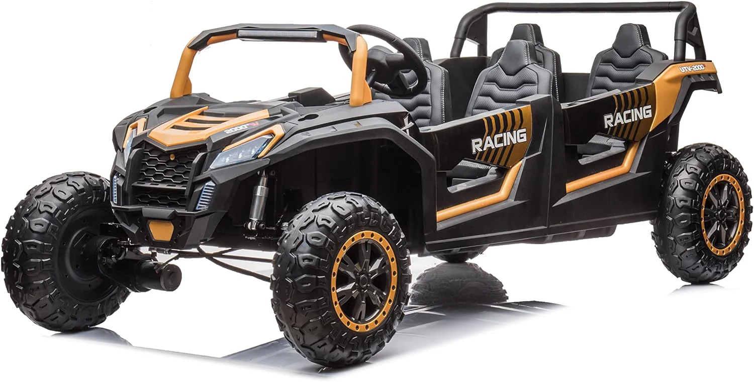 Electric Racing UTV 4 Seater 24V Gold