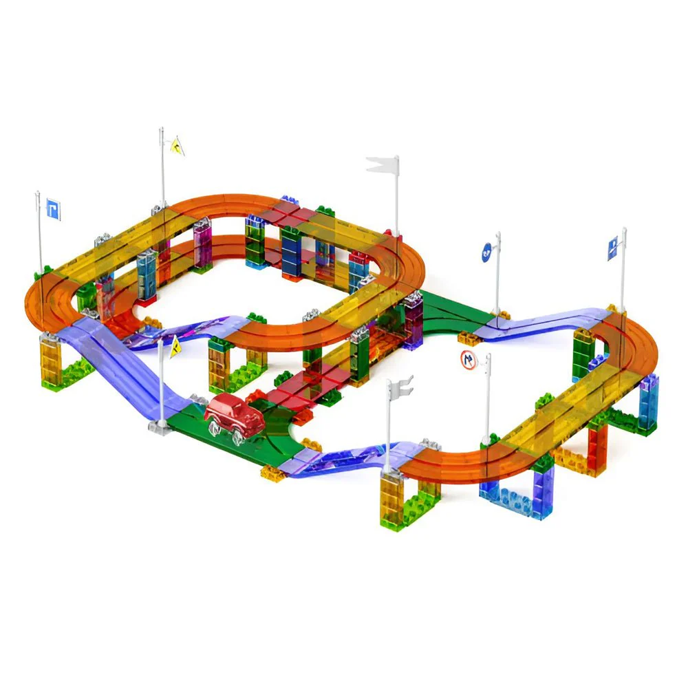 Electric Rail Car Magnetic Piece Set 170 Pieces - Image 2