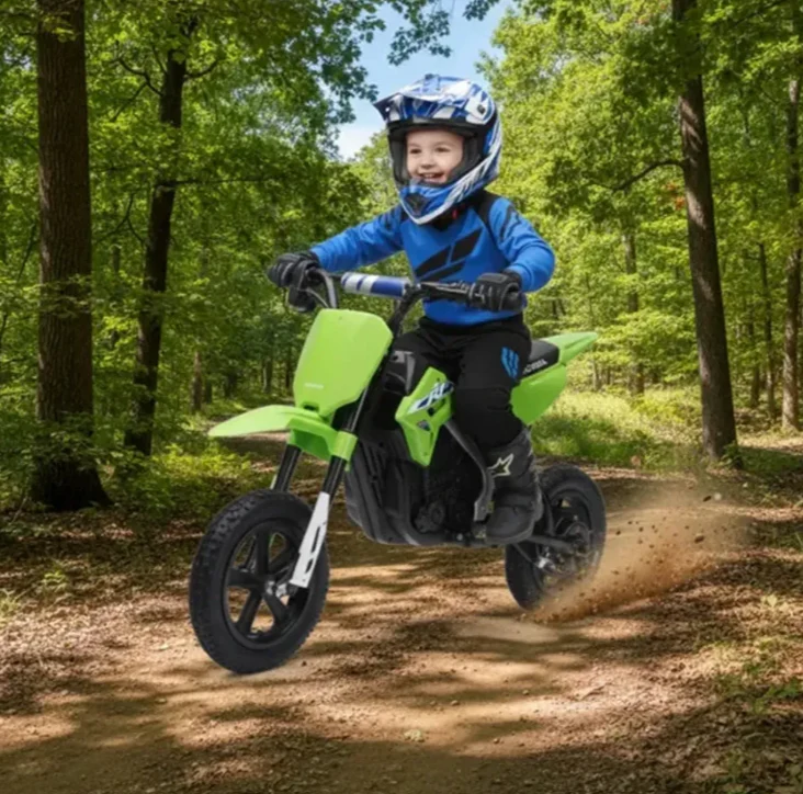 Electric Ride On Dirt Bike Green TG-488 - Image 2
