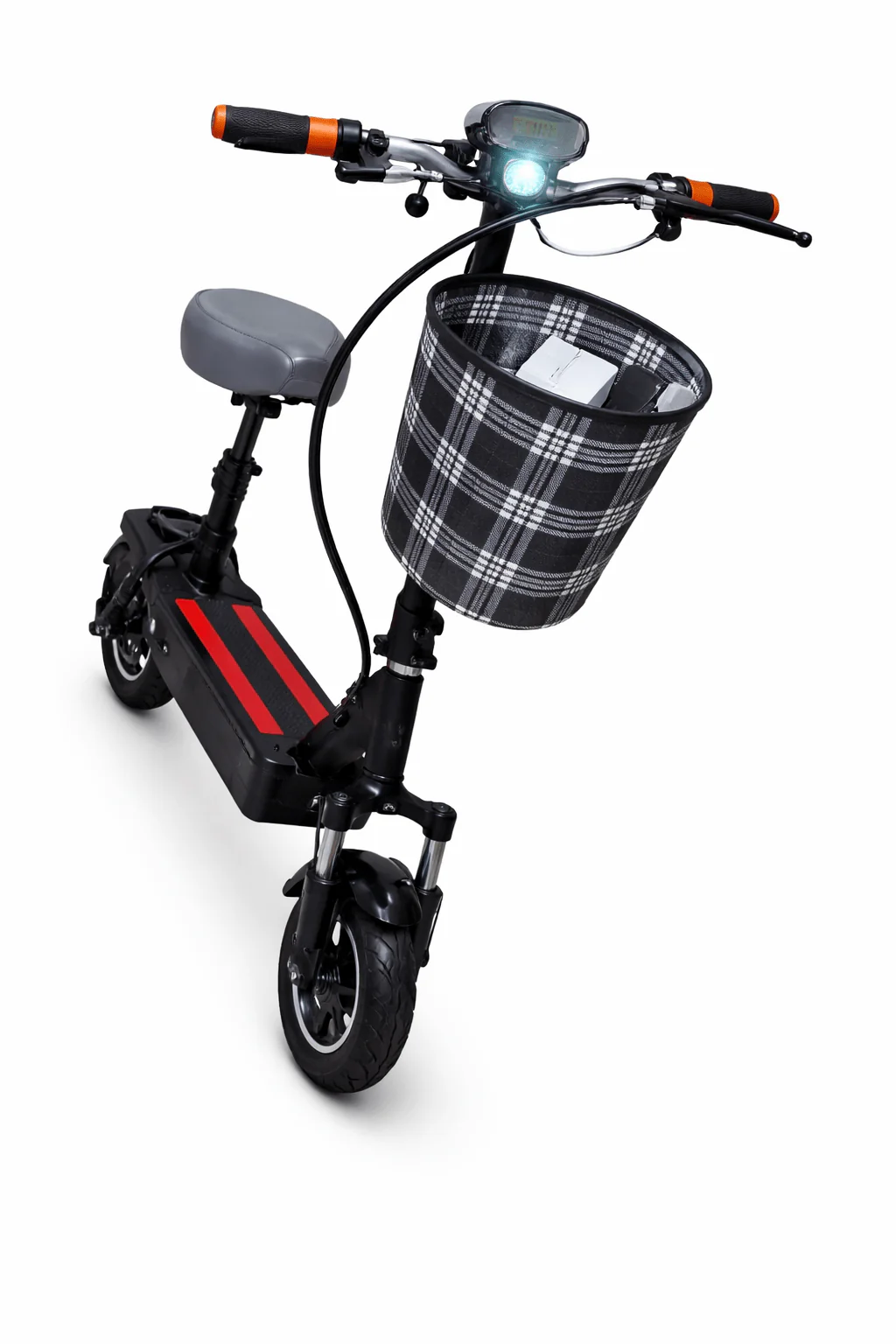 Electric Scooter With Basket Red BD-266