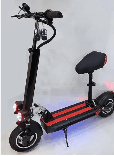 Electric Scooter with Seat 48V Black BD700 - Image 2