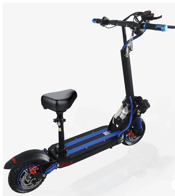 Electric Scooter with Seat 48V Blue BD700 - Image 2