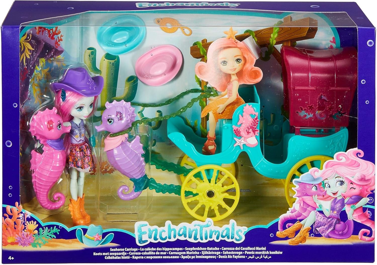 Enchantimals Sandella Seahorse Styled Coach Playset FKV61