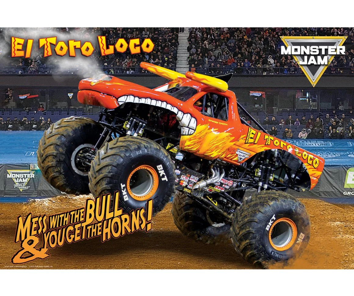 Eurographics Puzzle 100-Pcs In Lunch Bag - Monster Jam El Toro Loco 9100-5940 - Image 2