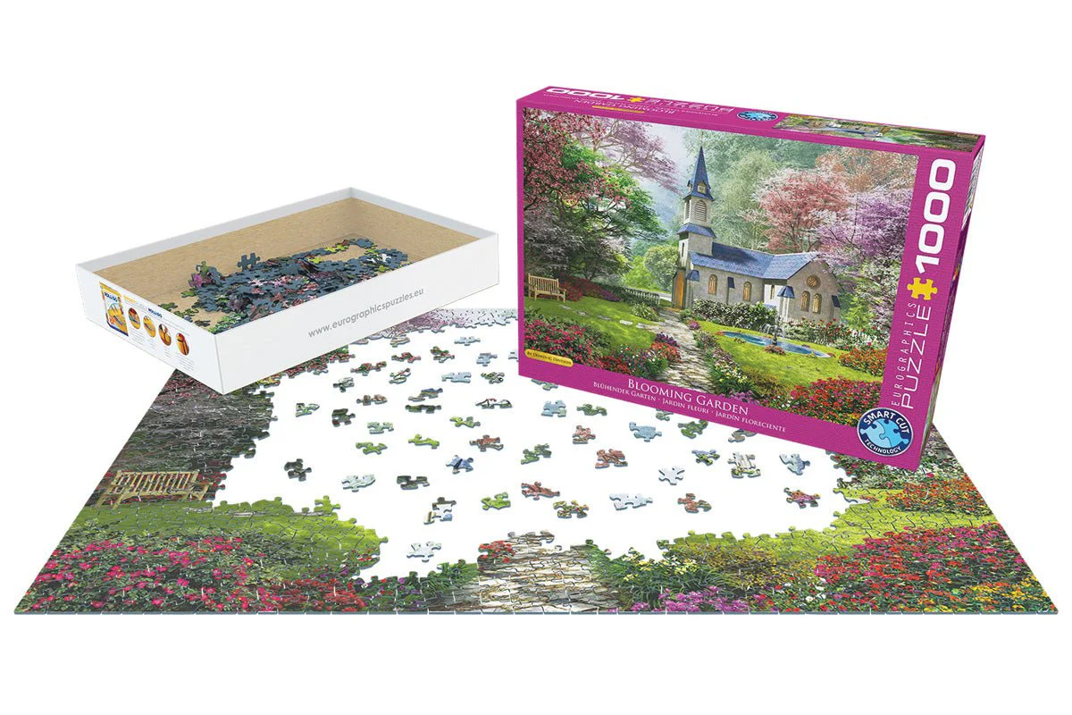 Eurographics Puzzle 1000-Pcs Blooming Garden 6000-0964 - Image 3