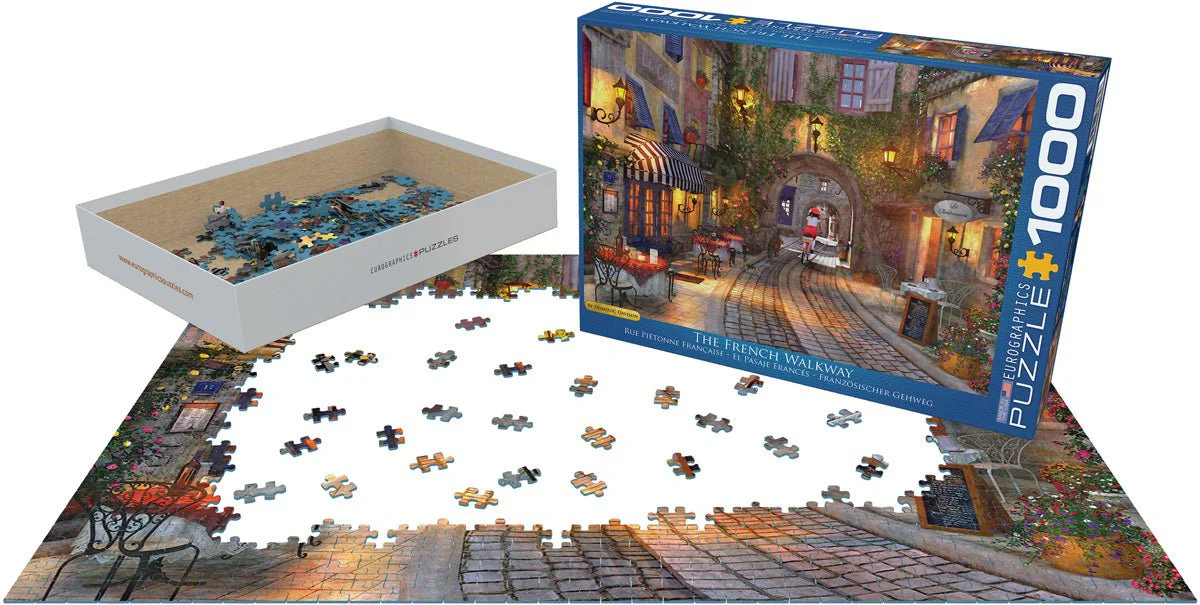 Eurographics Puzzle 1000-Pcs French Walkway 6000-0961 - Image 3