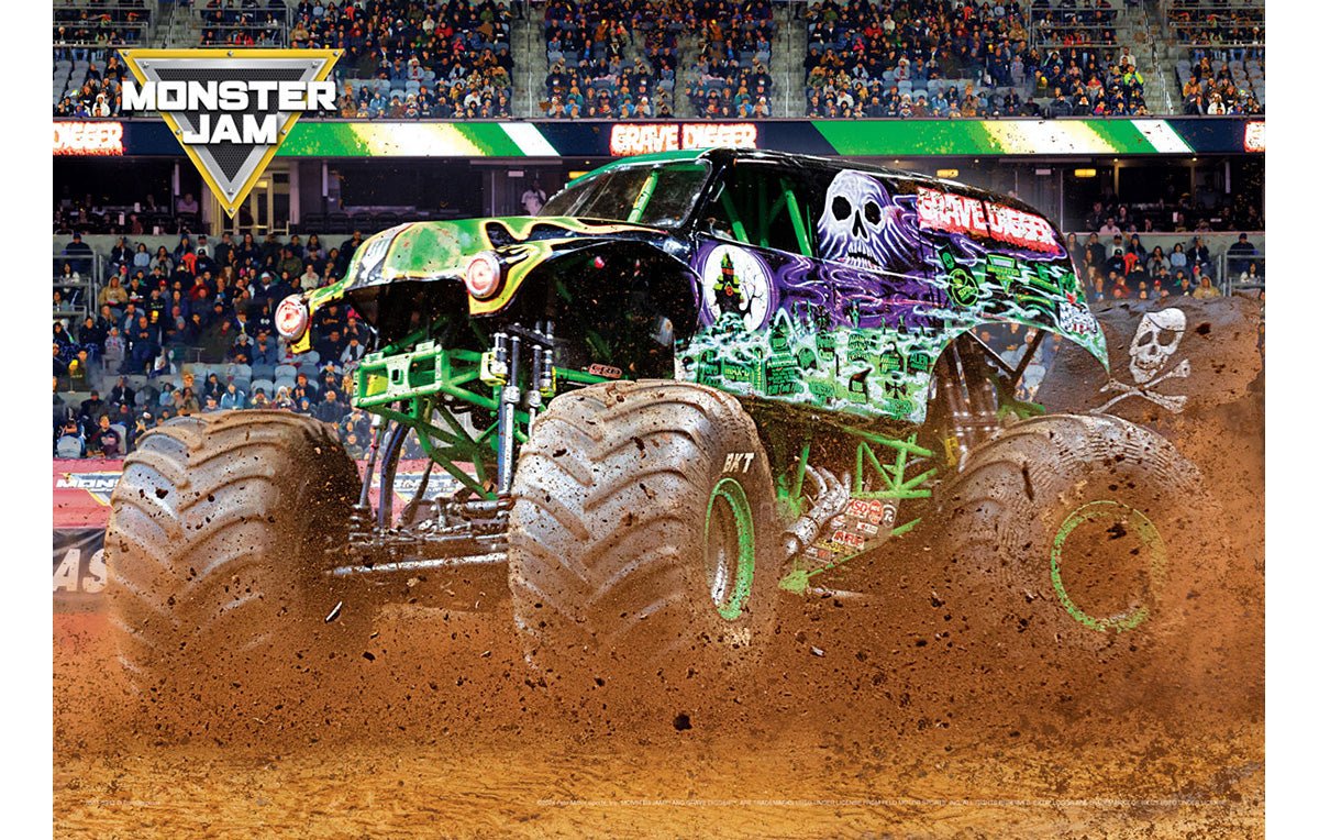 Eurographics Puzzle In Tin 550-Pcs Monster Jam Grave Digger 8551-5943 - Image 2