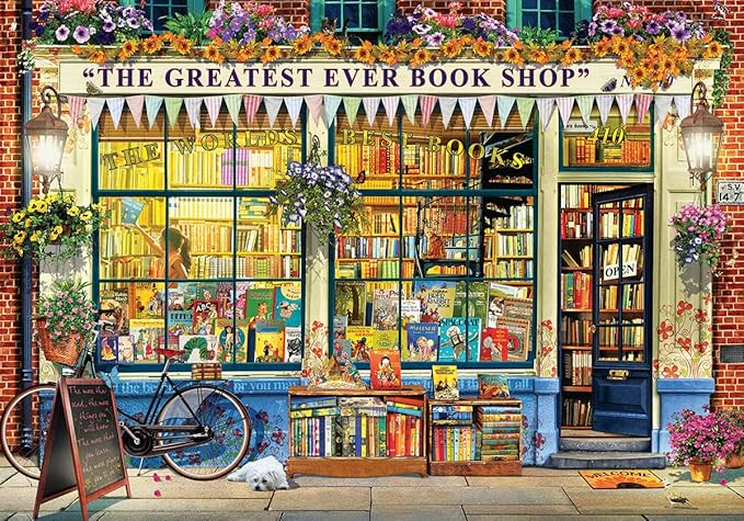 Eurographics Puzzle The Greatest Bookstore In The World 1000-Pcs 6000-5351 - Image 2