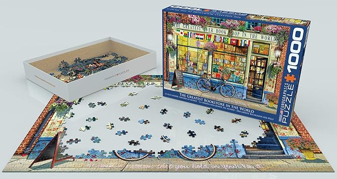 Eurographics Puzzle The Greatest Bookstore In The World 1000-Pcs 6000-5351 - Image 3