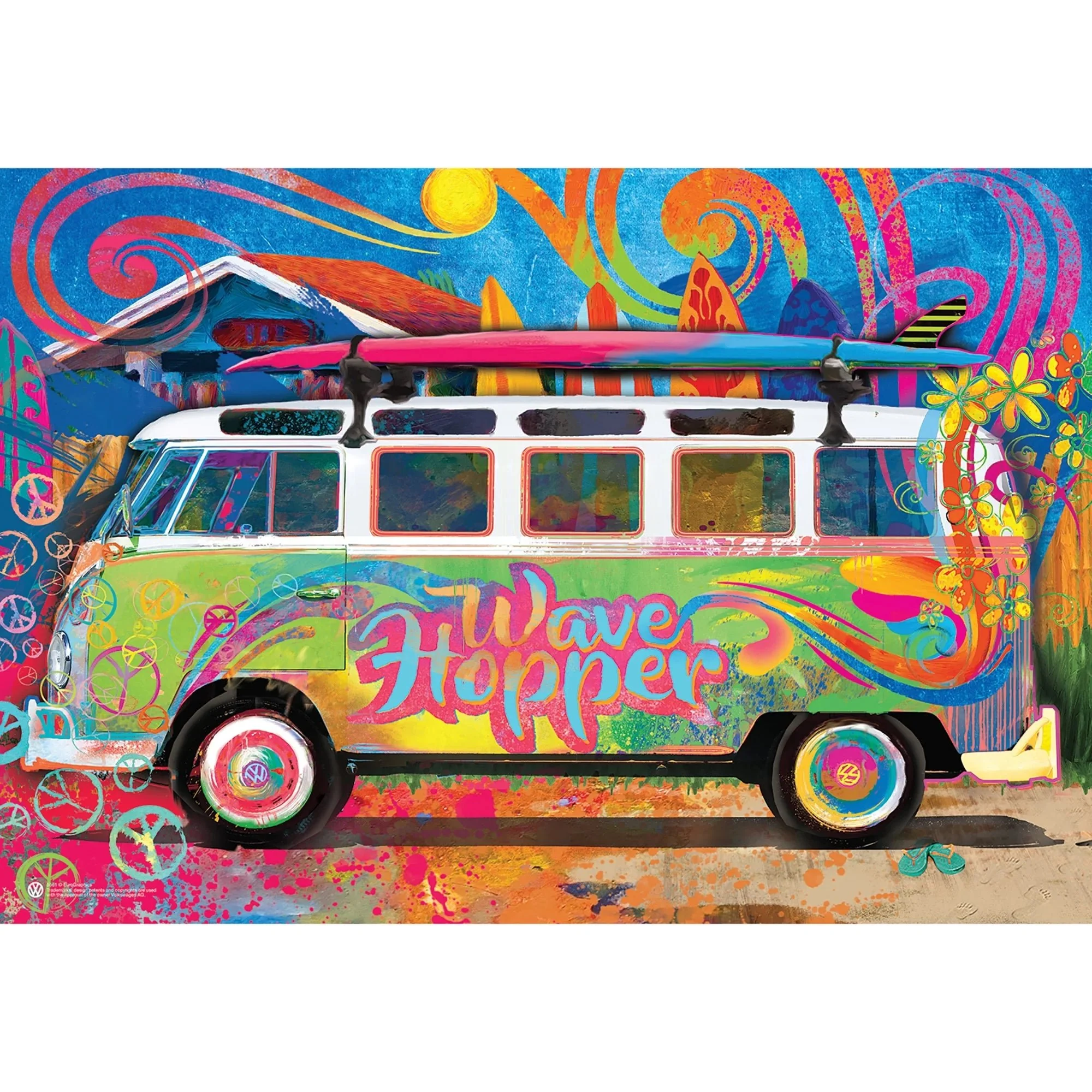 Eurographics VM Wave Hopper Bus Tin 550-Pcs 8551-5561 - Image 2