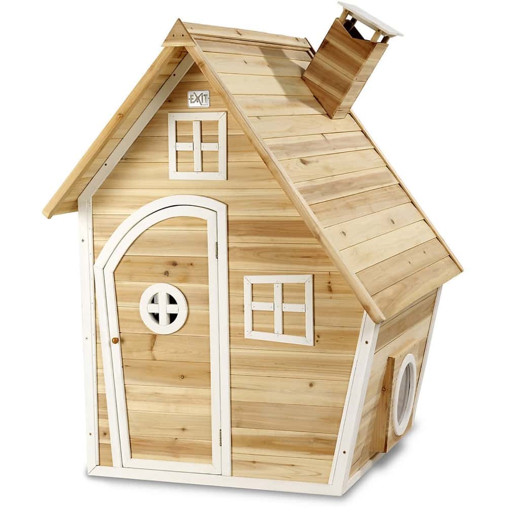 EXIT Fantasia 100 Wooden Playhouse (1.08 x 1.28 x 1.71 m, Natural)