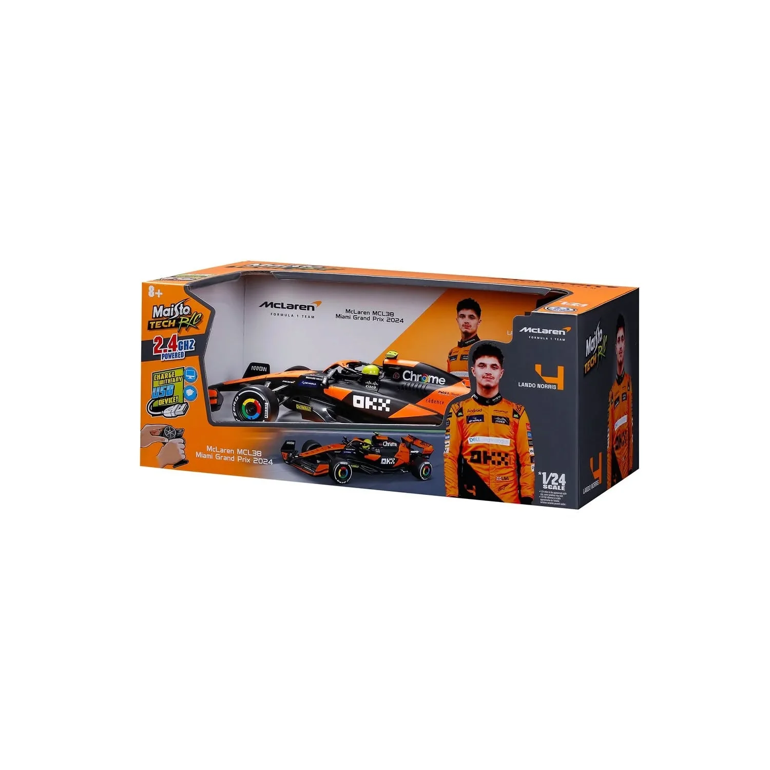 F1 McLaren Team MCL38 Miami GP 2.4 GHz 82359 (#4) - Image 2