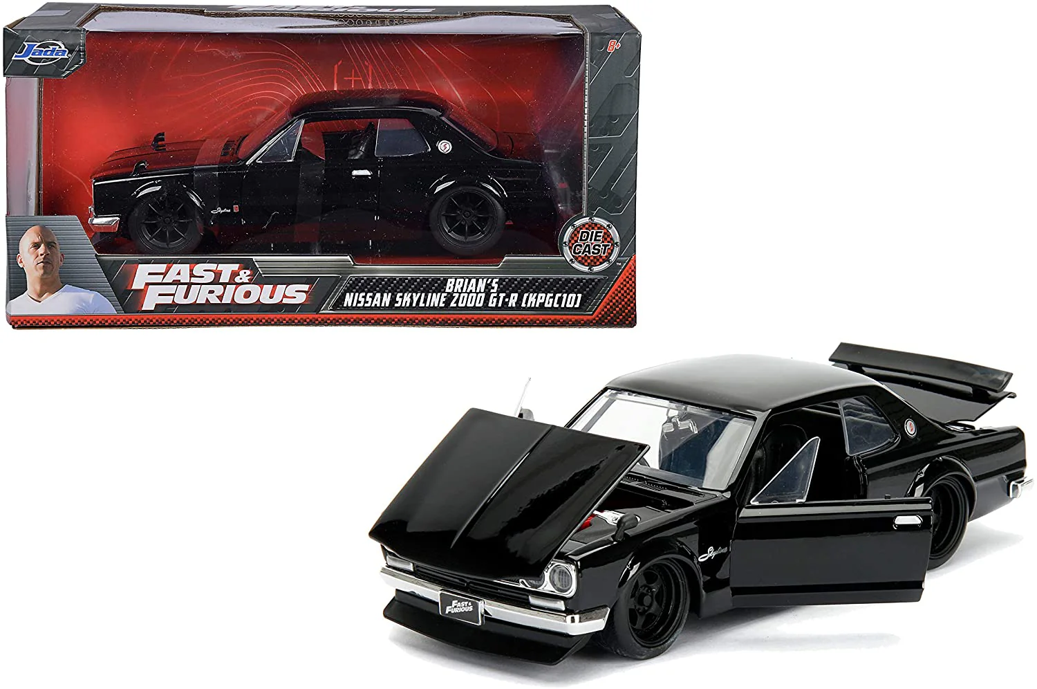 Fast & Furious 1971 Nissan Skyline 2000 1:24 Scale 253203004