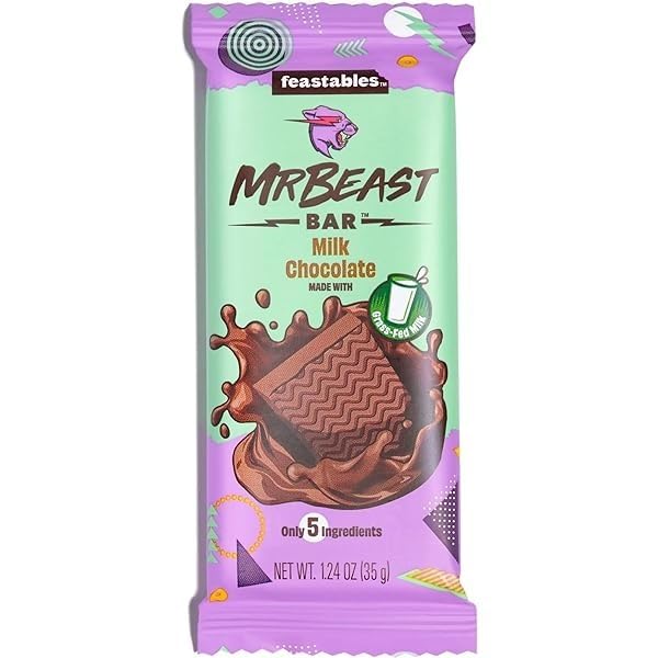 Feastables Milk Chocolate Crunch 60g ESF-365 - Image 3