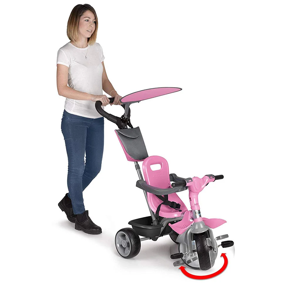 Feber Baby Plus Music Tricycle Bike Pink and Grey 800012132 - Image 5