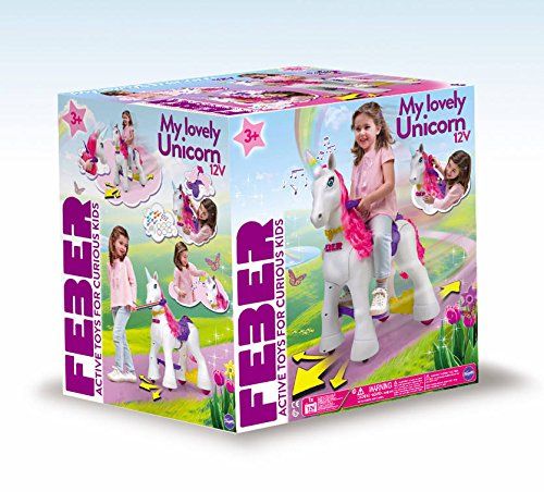 Feber My Lovely Unicorn 12V Battery Powered Ride On 800011870 - Image 9