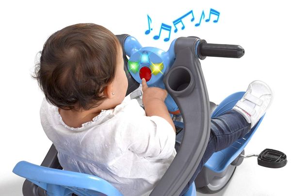 Feber Tricycle Baby Plus Music Blue Orange 800012100 - Image 3