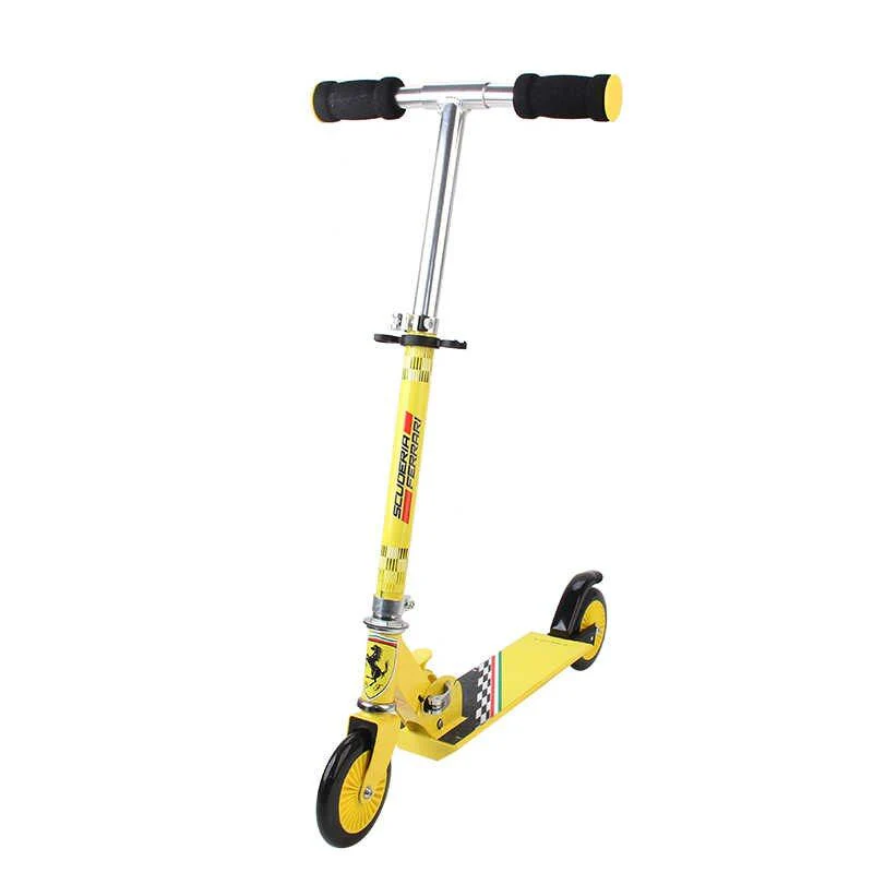 Ferrari 2 Wheel Scooter Yellow FXK30Y