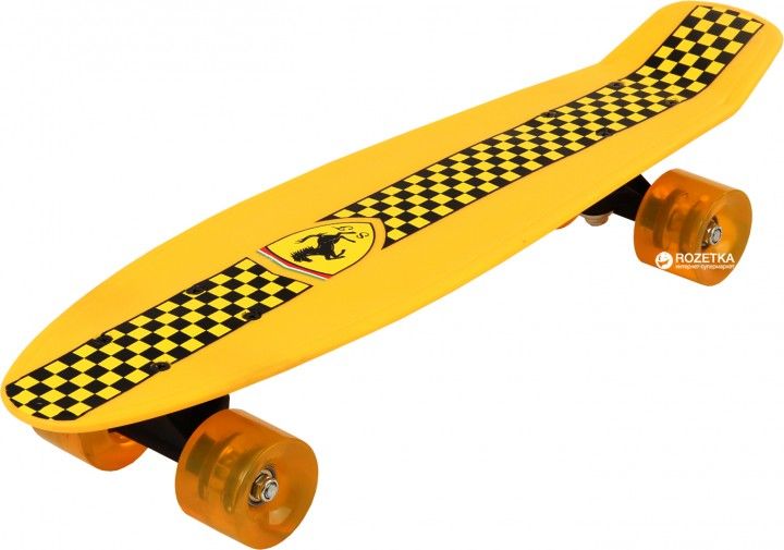 Ferrari Penny Board Skateboard Yellow