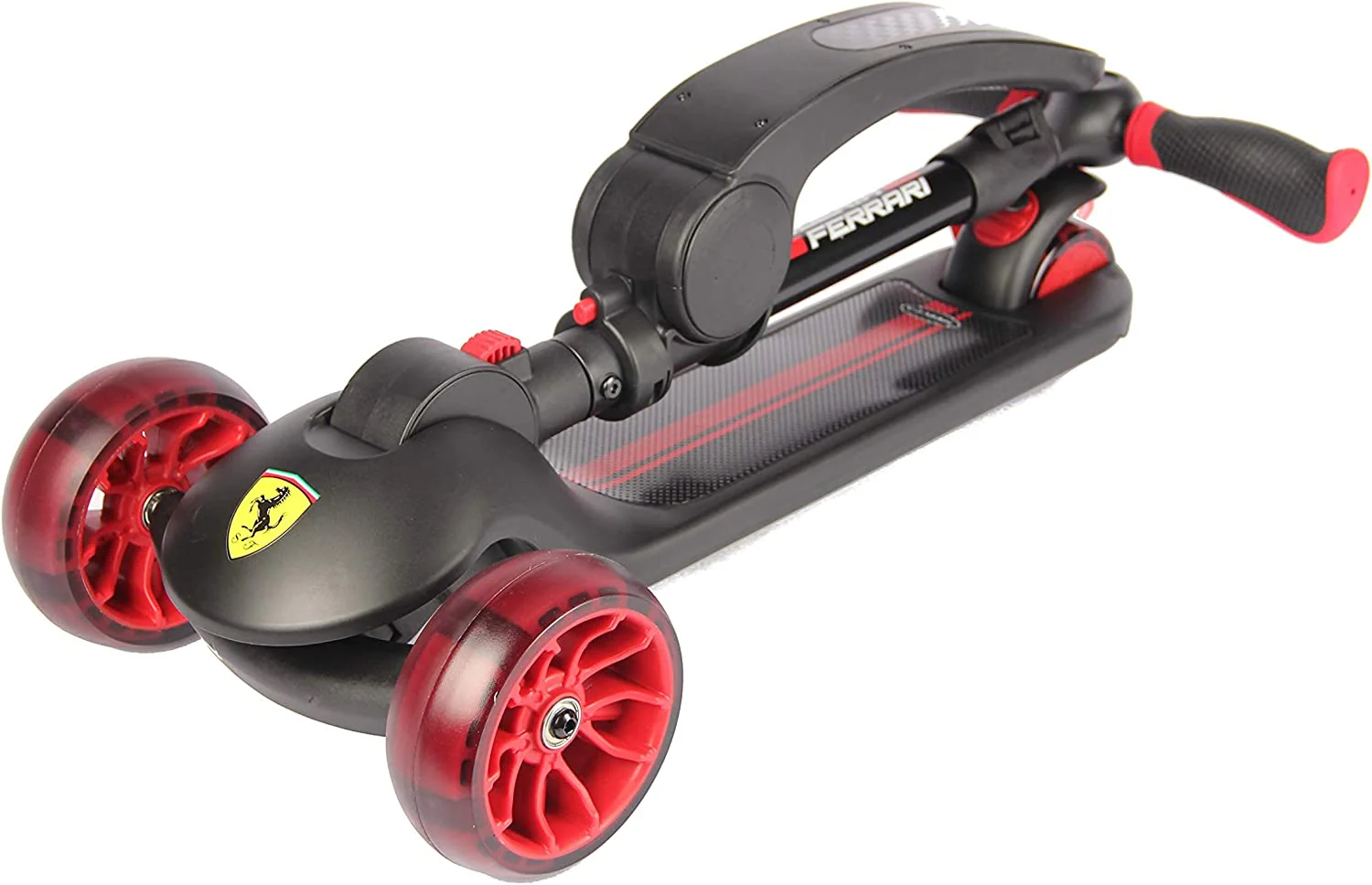 Ferrari Scooter with Adjustable Height Black FXK108-ZD - Image 6