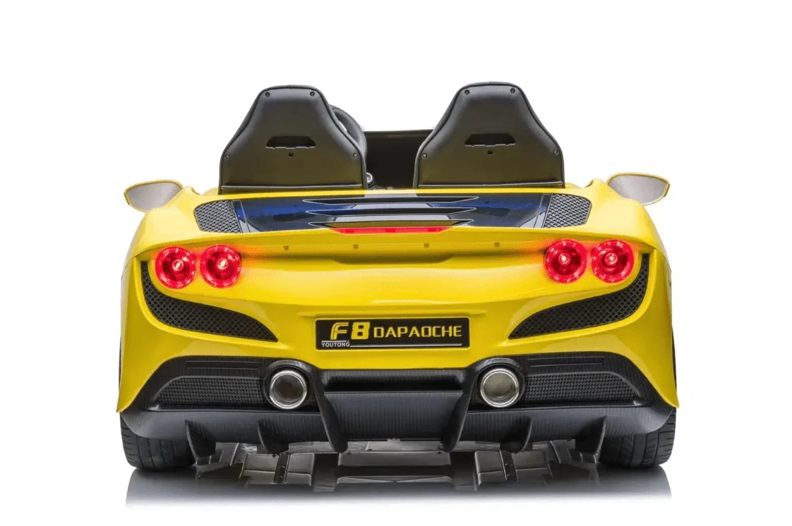 Ferrari Styled Kids Ride On Car 24V Yellow YT-DPC - Image 3