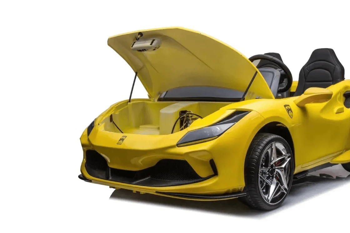 Ferrari Styled Kids Ride On Car 24V Yellow YT-DPC - Image 5