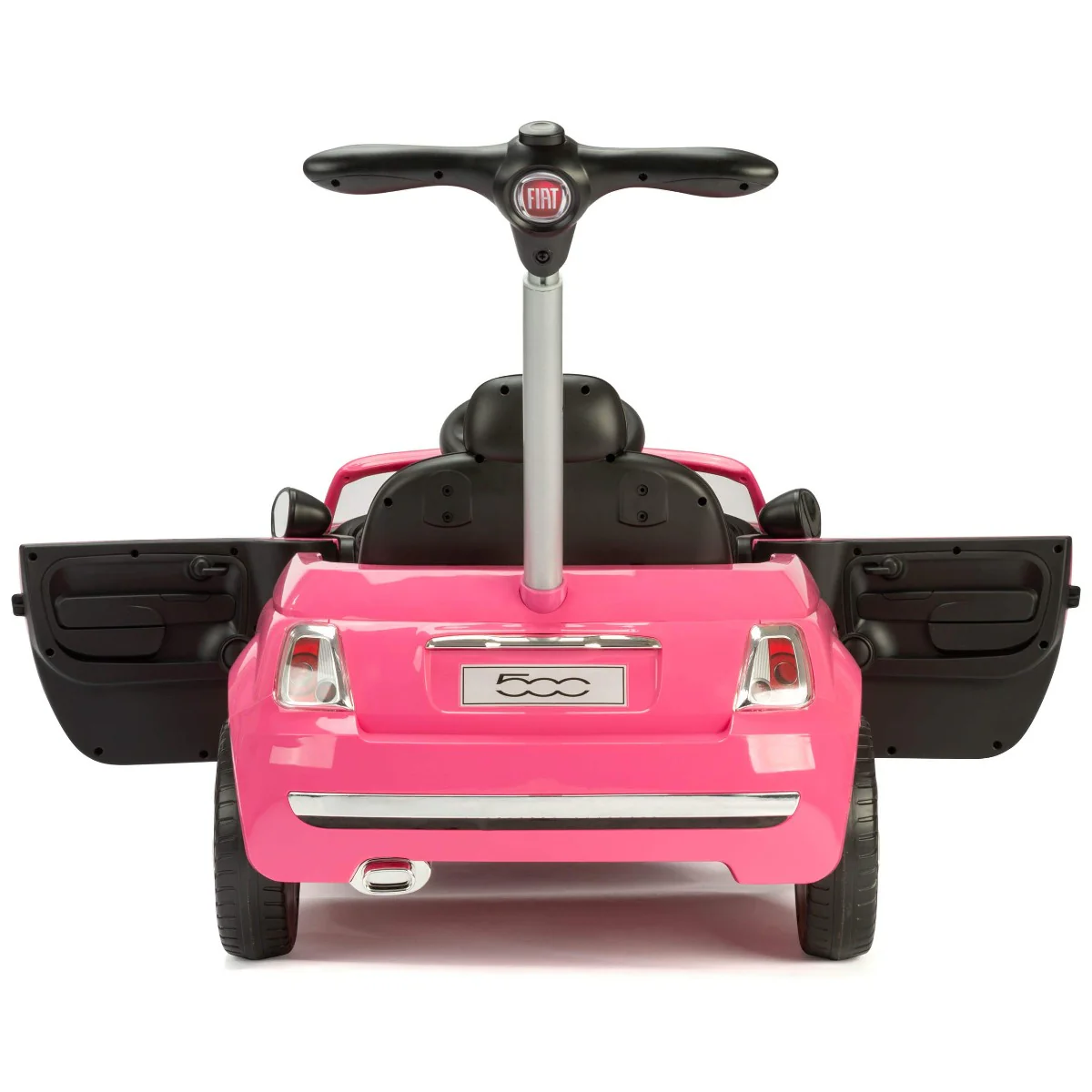 FIAT 500 Pushing Car Pink 3622 - Image 3